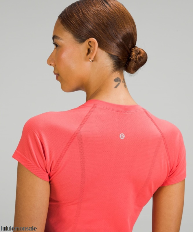 Lululemon Damen DELULU150 | Swiftly Tech Kurzarmshirt 20 Pale Himbeere